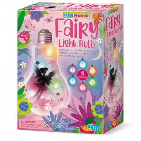Jocuri de indemanare - Set creativ - Bec fermecat cu zane, 4M, +5 ani