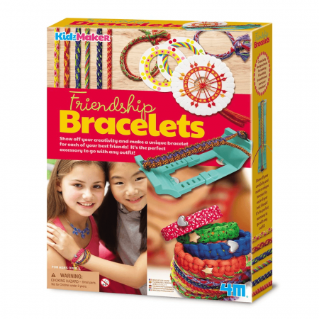 Jocuri de indemanare - Set creativ - Bratarile prieteniei, 4M, +5 ani