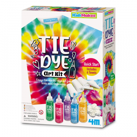 Jucarii si jocuri copii - Set creativ - colorare textile  Tie Dye Art