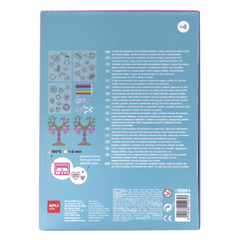 Set creativ - Creează bijuterii cu Magic Plastic, Apli Kids, 6 ani+ [1]