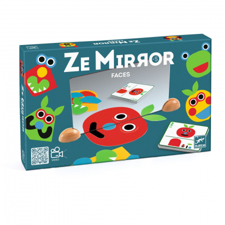 Set creativ cu oglinzi Djeco, Ze mirror Faces, 4-5 ani + [3]
