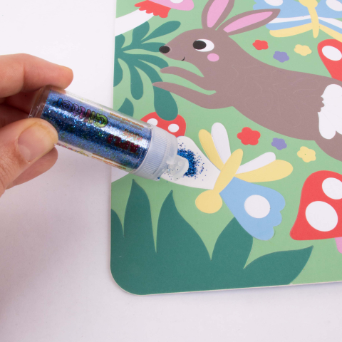 Set creativ cu sclipici biodegradabilc, Apli Kids, 6 ani+ [5]