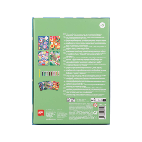 Set creativ cu sclipici biodegradabilc, Apli Kids, 6 ani+ [2]