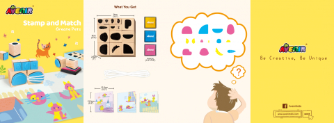 Set creativ cu stampile - Animale [2]