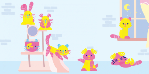 Set creativ cu stampile - Animale [9]