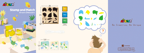 Set creativ cu stampile - Dinozauri [5]