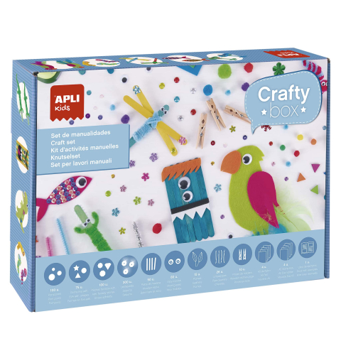 Jucarii si jocuri copii - Set Creativ - Cutia mea Crafty Box