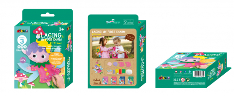 Set creativ de cusut cu tehnica siretului - Primul meu Pandantiv Elf, nivel 3 [3]