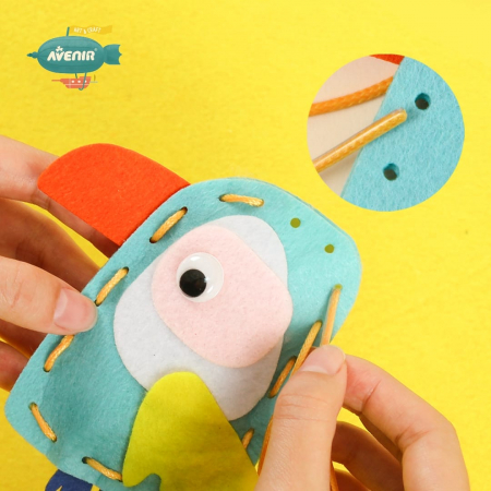 Set creativ de cusut cu tehnica siretului - Primul meu Pandantiv Prieteni Marini, nivel 1, + 3 ani [4]