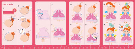Set creativ de cusut cu tehnica siretului - Primul meu Pandantiv Printesa, nivel 3, + 3 ani [2]