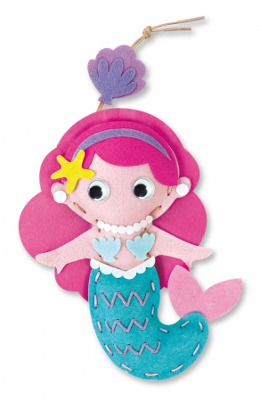 Set creativ de cusut cu tehnica siretului - Primul meu Pandantiv Sirena, nivel 3, + 3 ani [1]