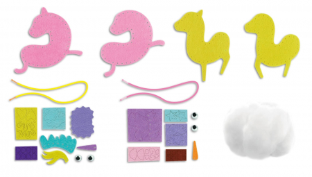 Set creativ de cusut cu tehnica siretului - Primul meu Pandantiv Unicorn, nivel 2, + 3 ani [4]