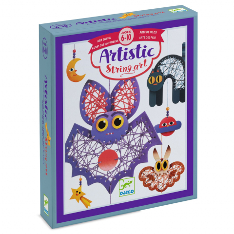 Jucarii copii 8-9 ani - Set creativ de cusut Pe timp de noapte, Djeco