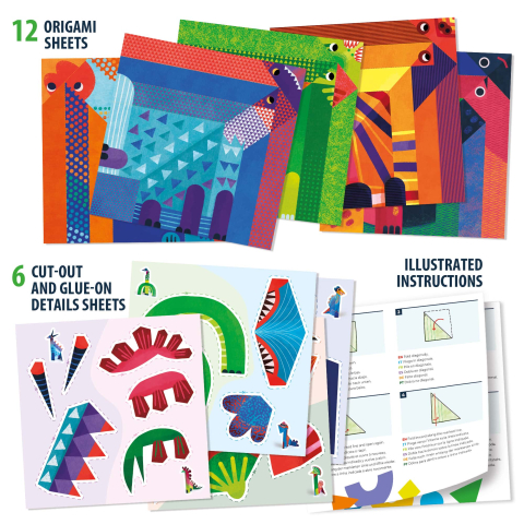 Set creativ de origami - Dinozaur [1]