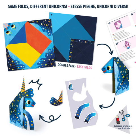 Set creativ de origami - Unicorni [2]