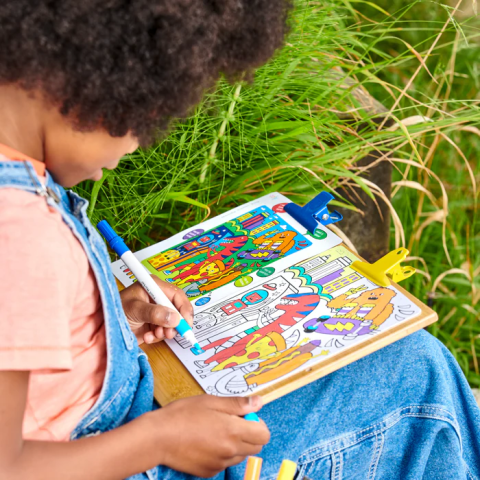 Set creativ de pictura dupa numere cu markere Colortopia - Aventuri Epice (Set de 6 culori duble) [4]