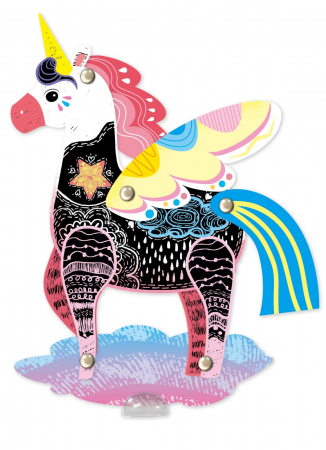 Set creativ de razuit - Unicorni in miscare, + 5 ani [5]