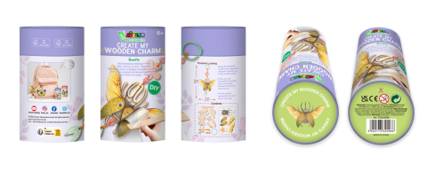 Set creativ din lemn - breloc Carabus, colectia Creatii Naturale [3]