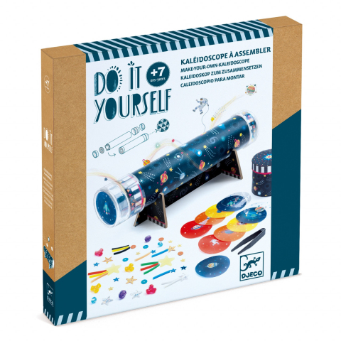 Vârsta - Set creativ DIY Djeco, Cum sa creezi un caleidoscop, 6-7 ani +