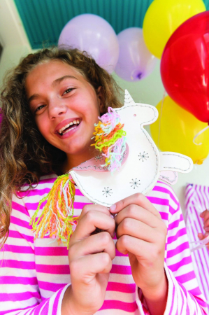 Set creativ - Confecționează-ți propria geantă unicorn, + 5 ani [4]