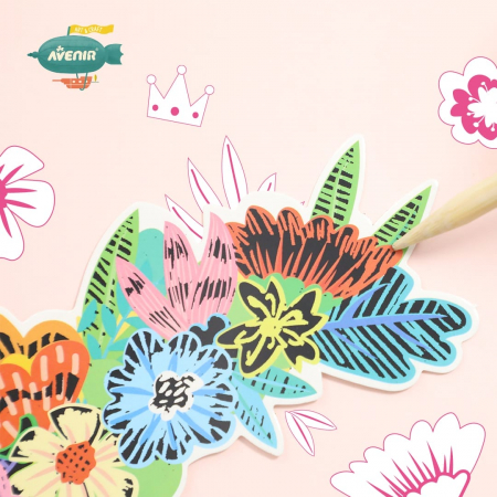 Set creativ DIY - Masti cu diamante - Printesa, + 5 ani [3]