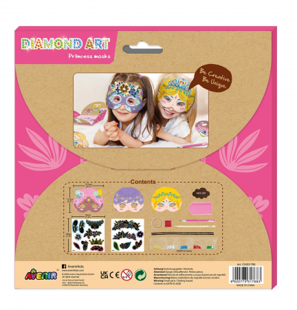 Set creativ DIY - Masti cu diamante - Printesa, + 5 ani [5]