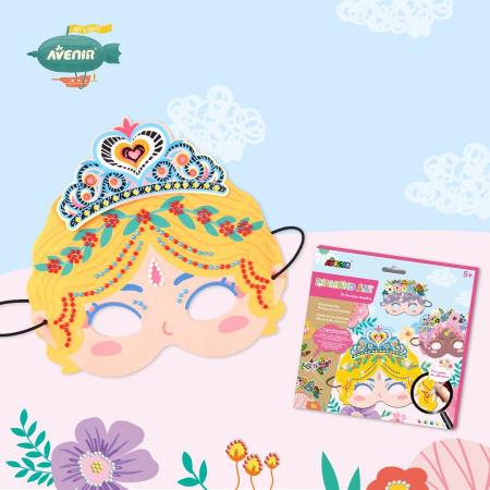 Set creativ DIY - Masti cu diamante - Printesa, + 5 ani [2]