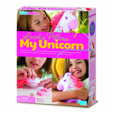 Jucarii si jocuri copii - Set creativ DIY - Perna Unicorn, + 5 ani