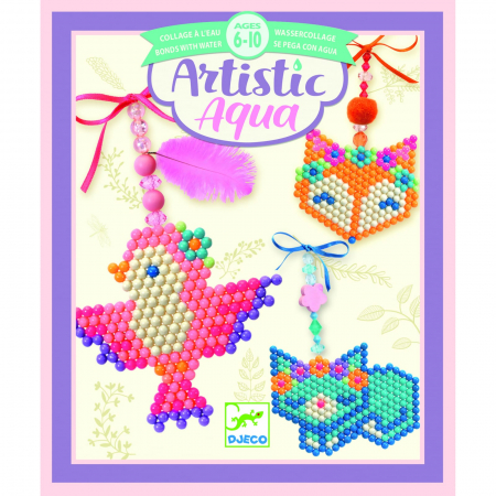 Vârsta - Set creativ Djeco, animale din margele, 6-7 ani +