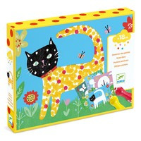 Vârsta - Set creativ Djeco, Bebe deseneaza cu buline, 1-2 ani +