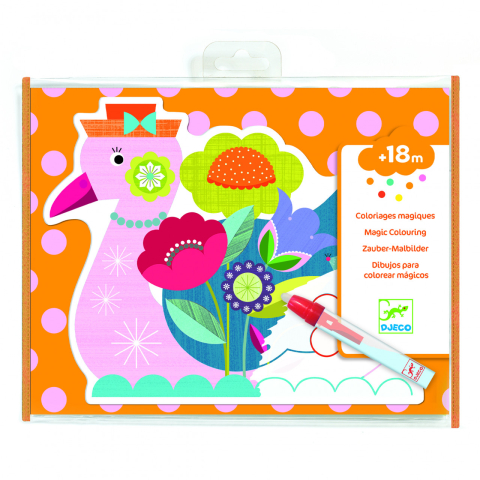 Jocuri creative - Set creativ Djeco pictura cu apa, Animalo-Len