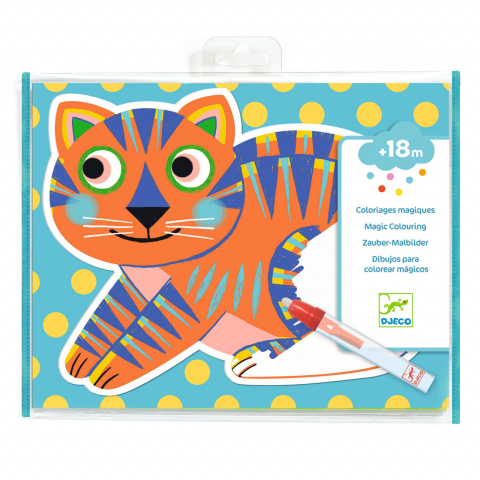 Jocuri creative - Set creativ Djeco pictura cu apa, Animalo-Ma