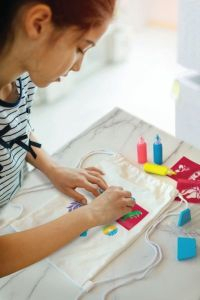 Set creativ - Imprimare cu sabloane pentru textile [2]