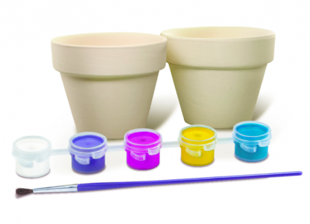 Set creativ - Picteaza propriile ghivece de teracota, +8 ani [1]