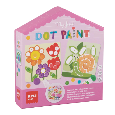 Vârsta - Set creativ -Primele mele creatii - Pictura cu puncte