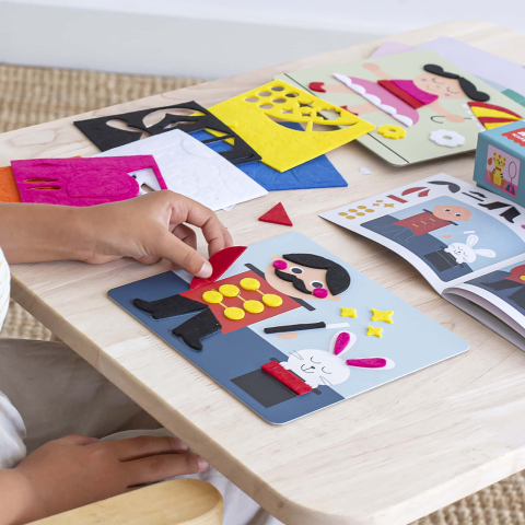 Set creativ - primul meu colaj din fetru La Circ, Apli Kids, +5 ani [3]