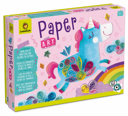 Jocuri de indemanare - Set Creativ Unicorni Magici – Descoperă Arta Quilling-ului, +5 ani, Ludattica