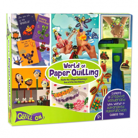 Vârsta - Set Creativ Quilling - World of Paper, Imagimake, 8 ani+