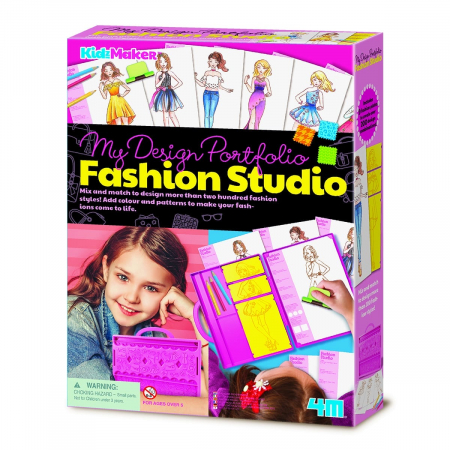 Jucarii si jocuri copii - Set creativ - Studio Fashion Designer, + 5 ani