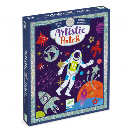 Set creativ transfer Djeco, Cosmos, 6-7 ani + [4]