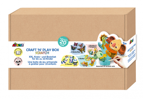 Jocuri creative - Set creativ XXL de razuit - Craft  N  Play Box