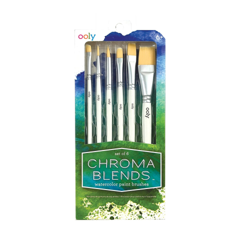 Gradinita si scoala - Set de 6 pensule universale, Chroma Blends