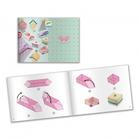 Set de confectionat cutii Djeco, 6-7 ani + [4]