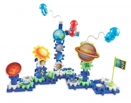 Jucarii copii 4-5 ani - Set de constructie - Gears! Aventuri in spatiu, Learning Resources, 4-5 ani +