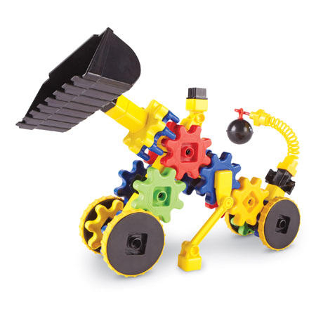 Set de constructie - Gears! Primul meu buldozer, Learning Resources, 4-5 ani + [1]