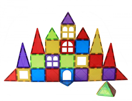 Set de constructie magnetic - 32 piese, MAGPLAYER, 2-3 ani + [5]