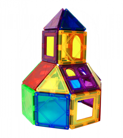 Set de constructie magnetic - 32 piese, MAGPLAYER, 2-3 ani + [6]