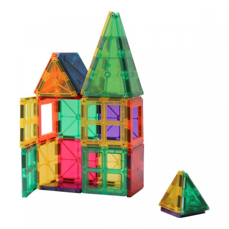 Set de constructie magnetic - 32 piese, MAGPLAYER, 2-3 ani + [3]