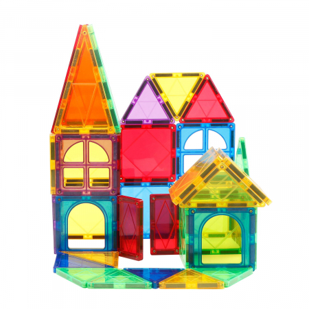 Set de constructie magnetic - 70 piese, MAGPLAYER, 2-3 ani + [6]