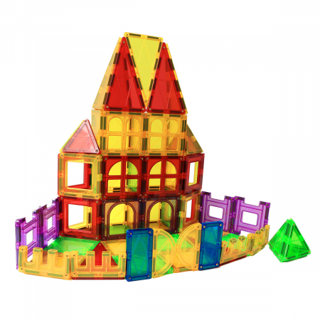 Set de constructie magnetic - 70 piese, MAGPLAYER, 2-3 ani + [1]